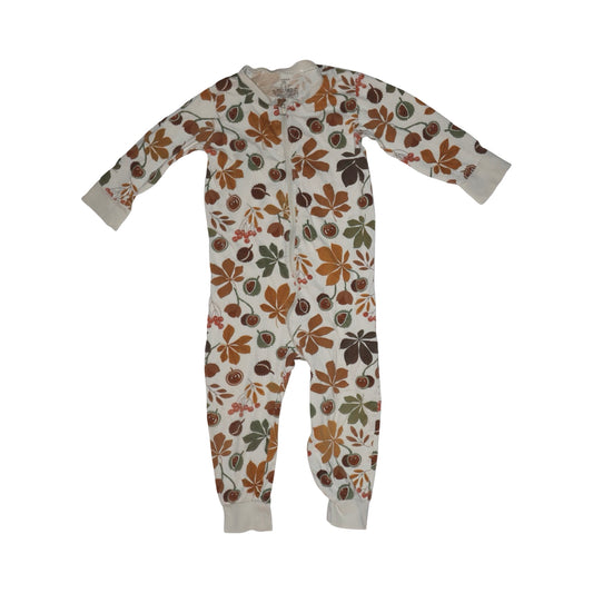 Pyjamas från LINDEX - Storlek 92 - Beige & Brun (Multi)