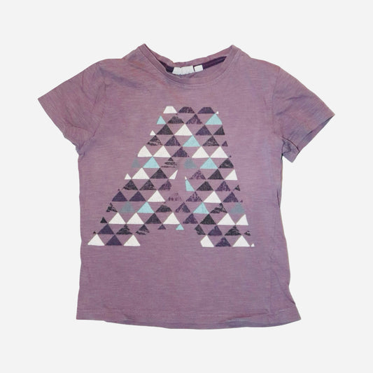 Kortärmad T-shirt från KappAhl - Storlek 110/116 - Lila (Multi)