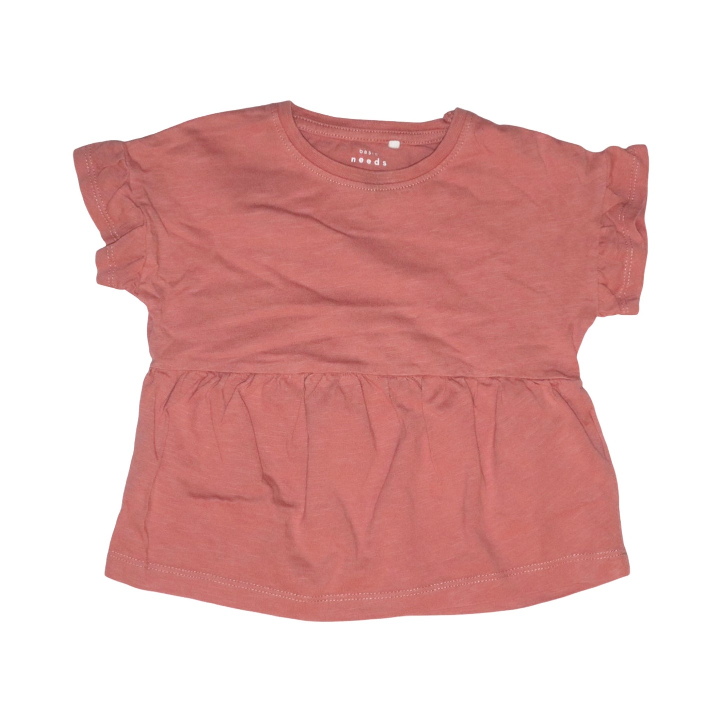 Kortärmad Blus (2 Pack) från name it - Storlek 92 - Gul & Orange