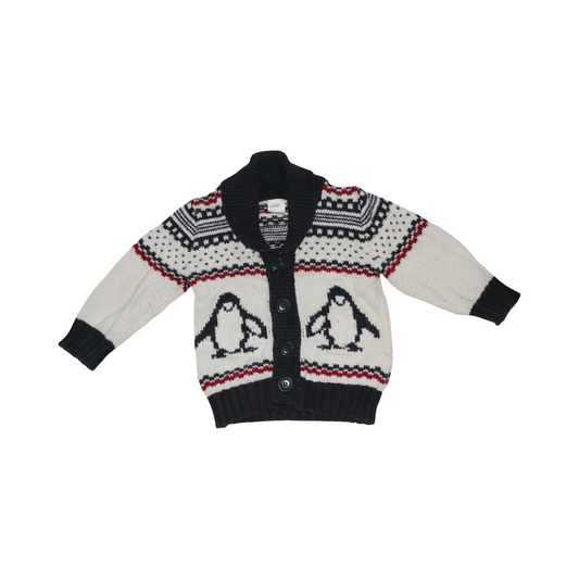 Stickad Kofta från H&M - Storlek 74 - Vit (Multi)