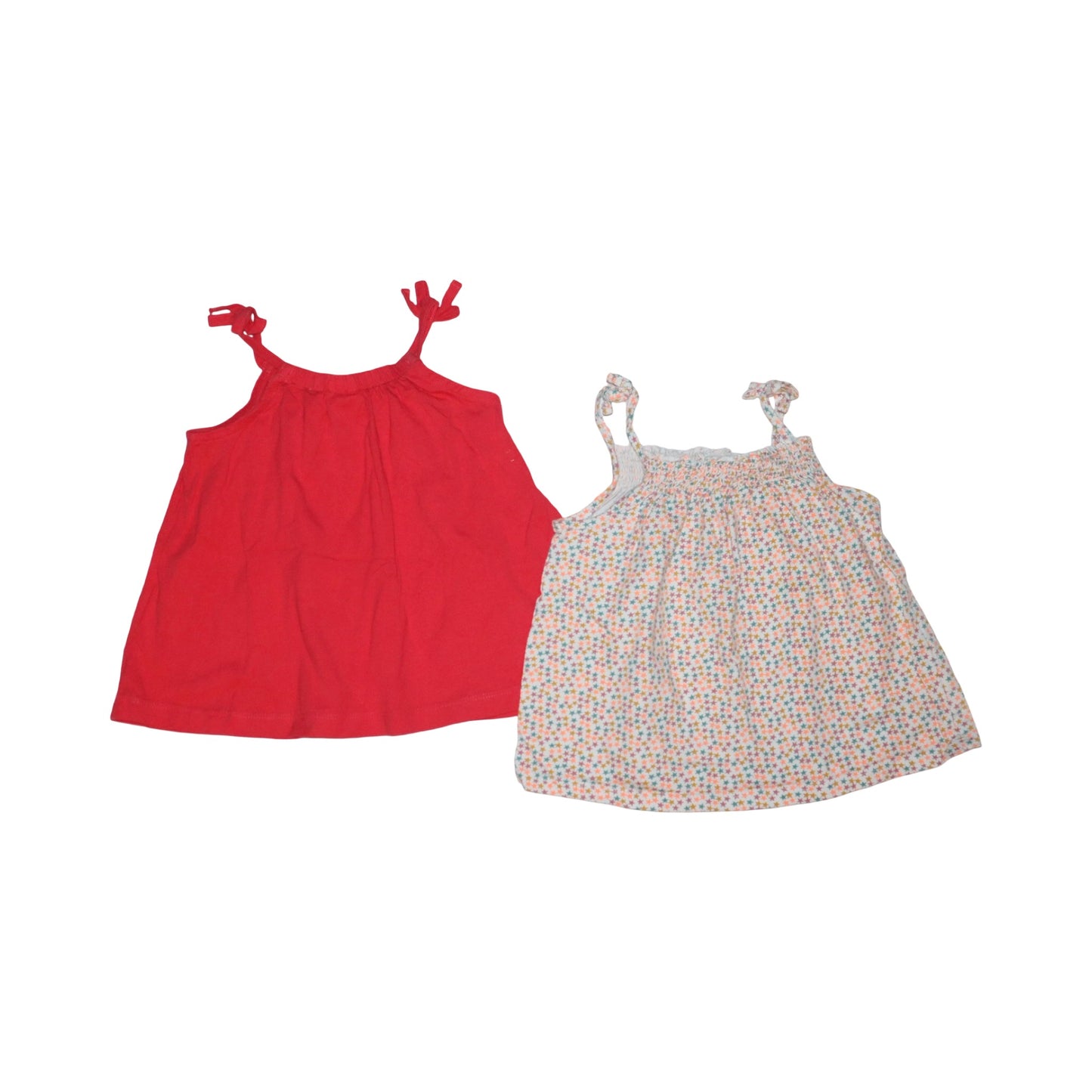 Linne (2 Pack) från mywear young & next- Storlek 98/104 - Röd & Vit (Multi)