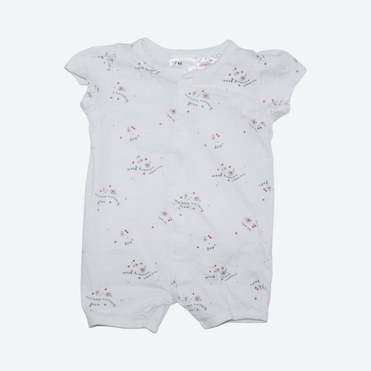 Kortärmad Pyjamas från H&M - Storlek 68 - Vit (Multi)