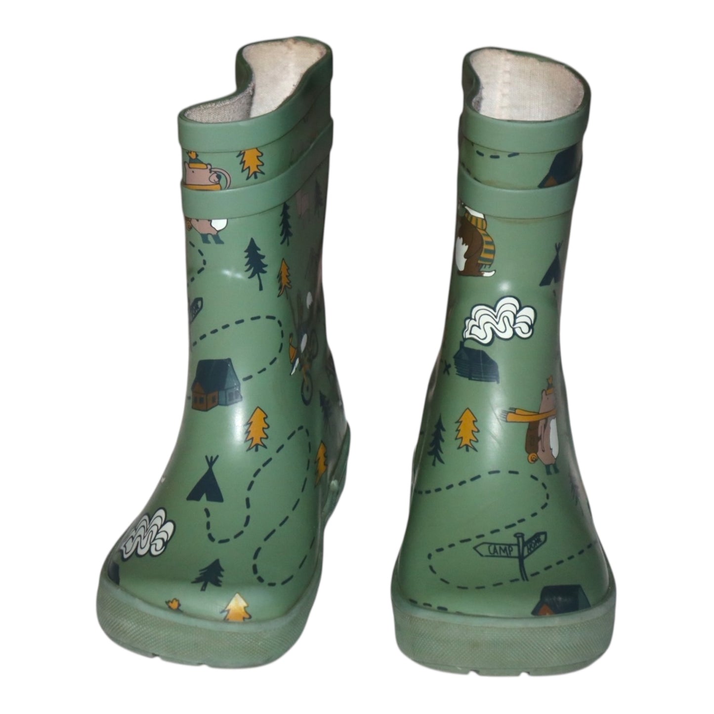 Ofodrade Gummistövlar från everest - Storlek 27 (Innermått 17.5cm) - Grön (Multi)