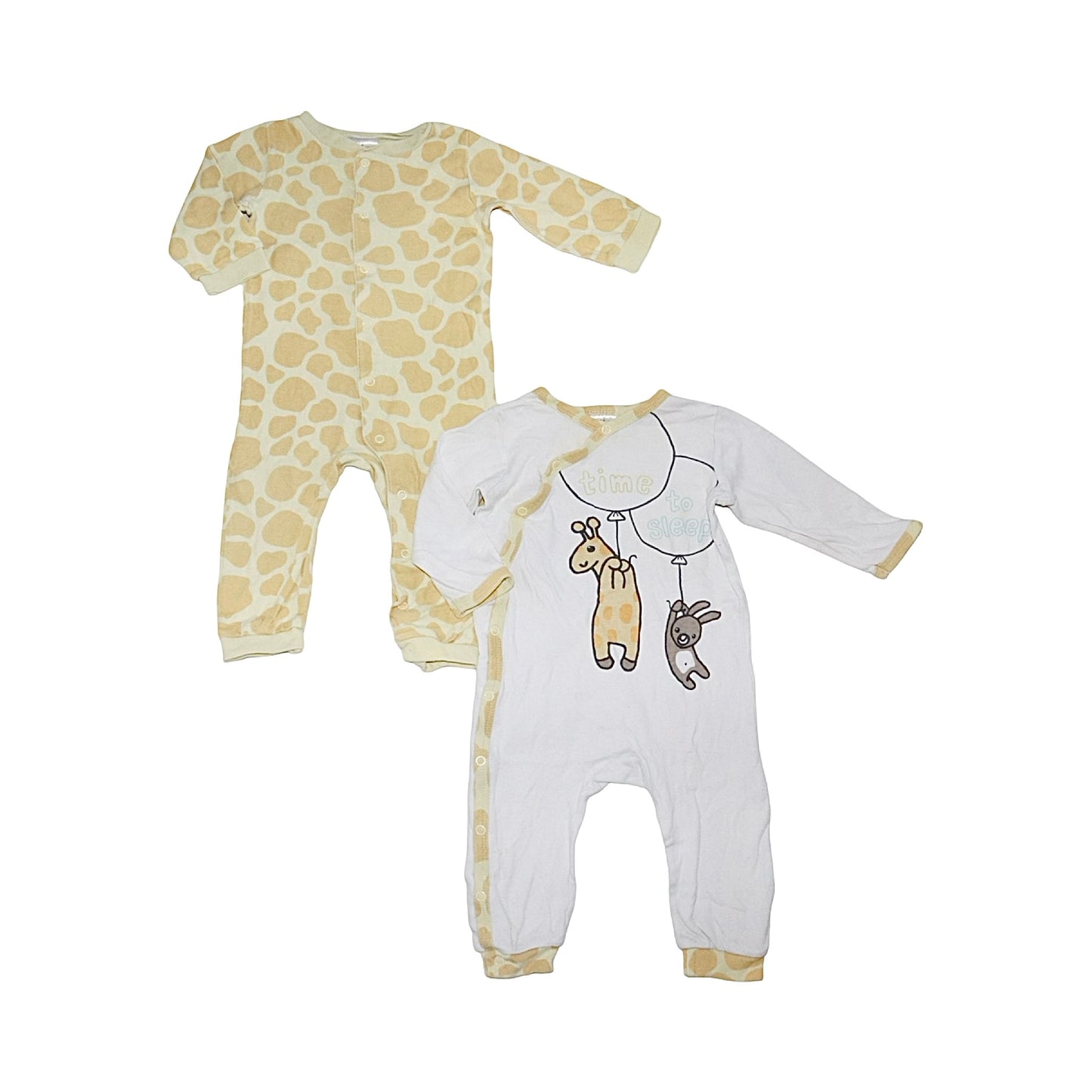 Pyjamas (2 Pack) från H&M - Storlek 74 - Gul & Vit