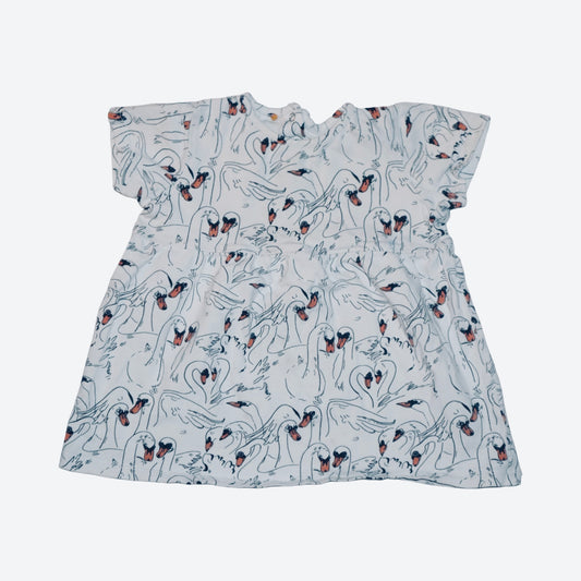 Kortärmad Blus från minimarket - Storlek 86 - Vit (Multi)