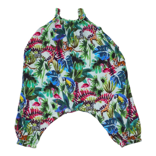 Byxdress/ Jumpsuit från next - Storlek 104 - Vit (Multi)