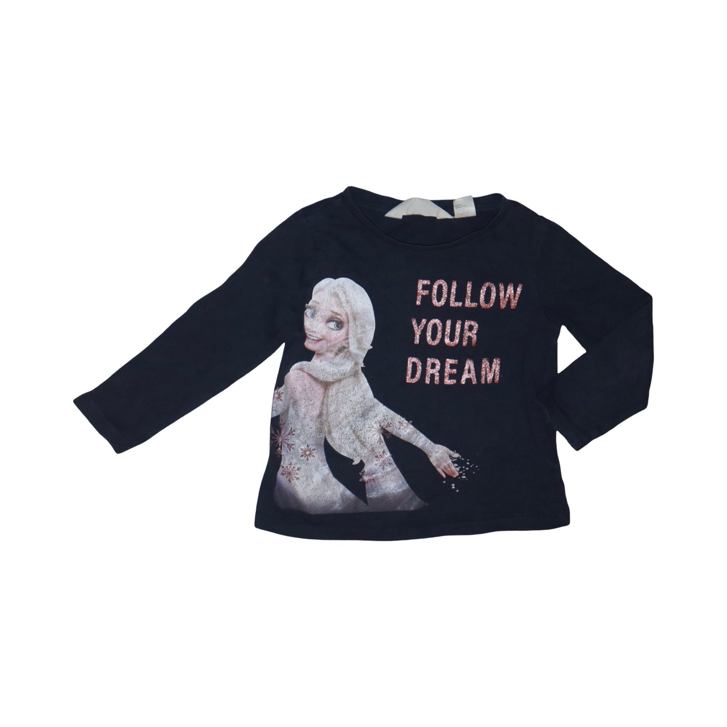 Långärmad T-shirt från H&M - Storlek 92 - Mörkblå (Multi)