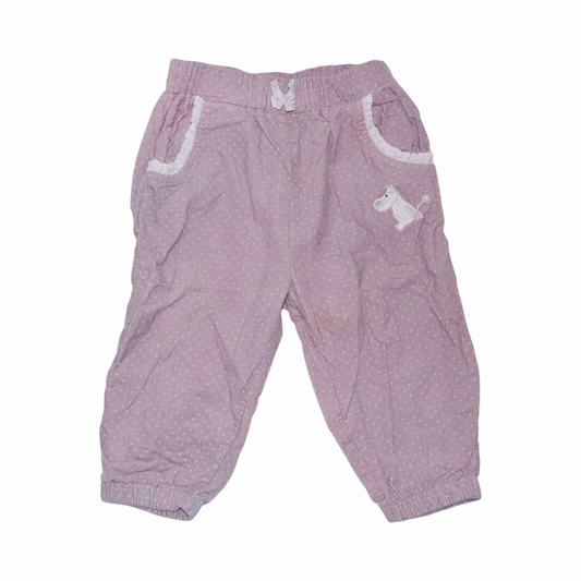 Byxor från TOVE 100 - Storlek 80 - Rosa & Vit