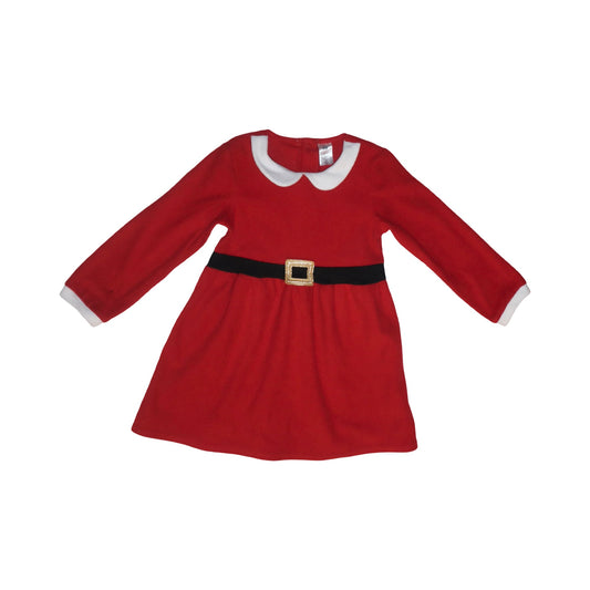 Långärmad Jul Klänning från H&M - Storlek 98/104 - Röd (Multi)