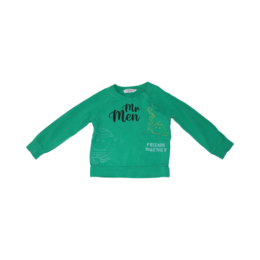 Långärmad T-shirt från damla bebe - Storlek 74 - Grön (Multi)
