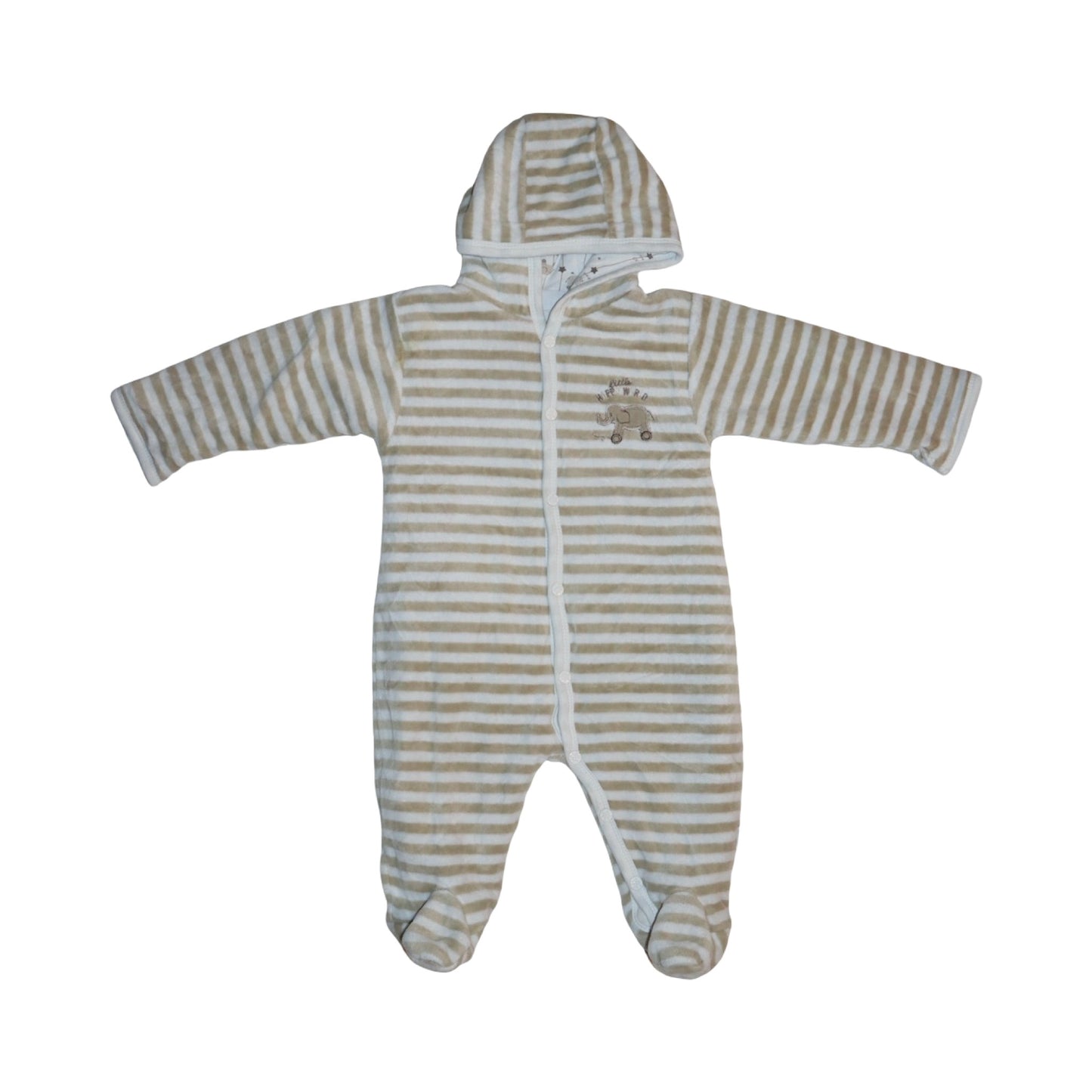Mjuk Overall från FIXONI - Storlek 62 - Beige & Vit