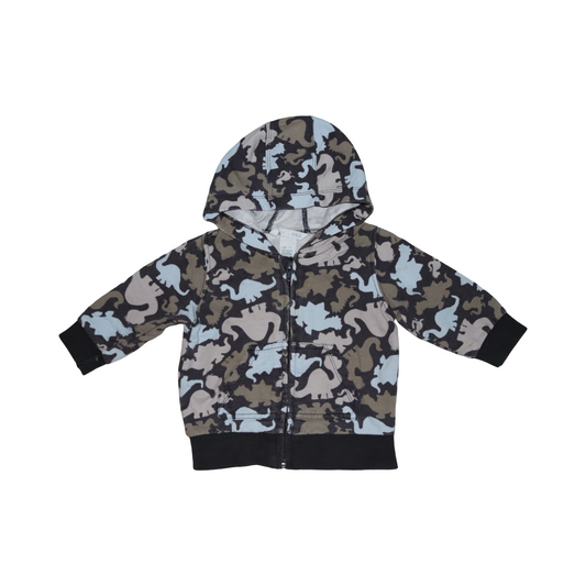 Mjuk Jacka från H&M - Storlek 74 - Grå & Ljusblå (Multi)