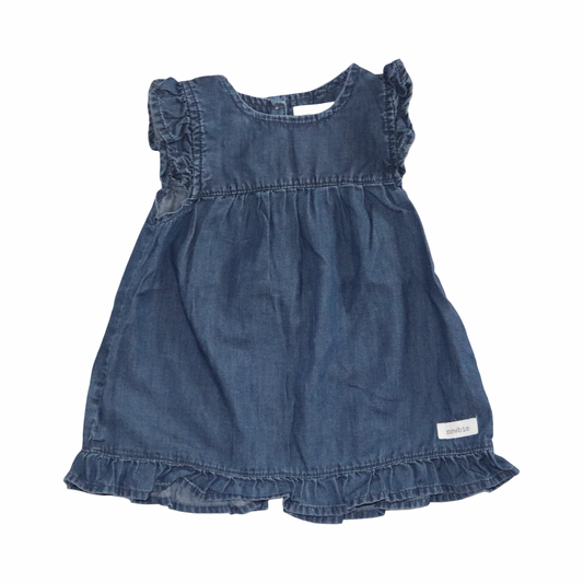 Jeans Klänning från newbie - Storlek 74 - Marinblå