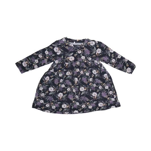 Långärmad Klänning från name it - Storlek 74 - Svart (Multi)