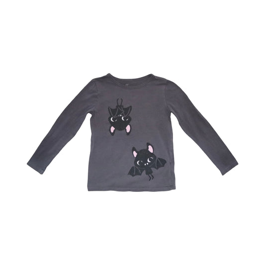 Långärmad T-shirt från H&M - Storlek 98/104 - Mörkgrå & Svart (Multi)