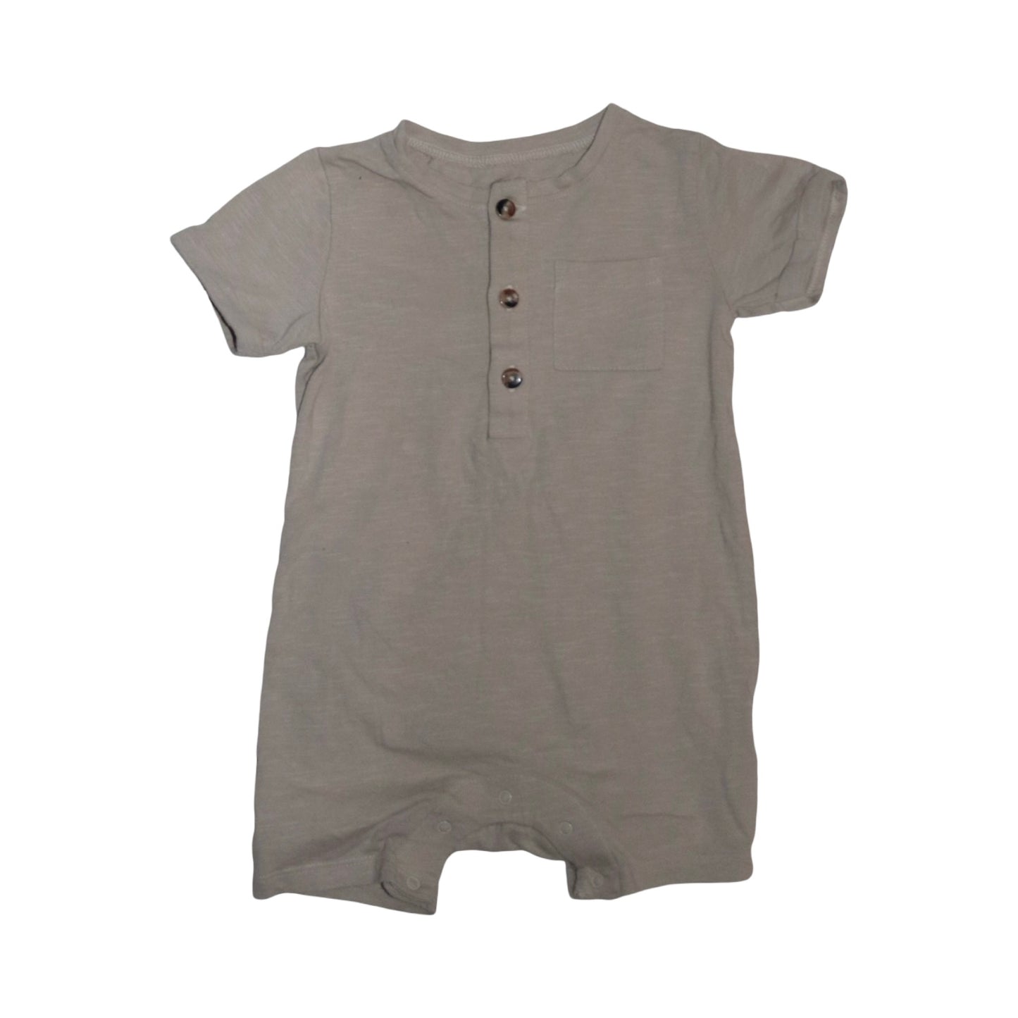 Byxdress/ Romper från ICA I Love Eco - Stolek 74 - Benvit