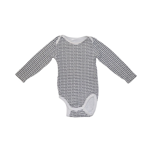 Långärmad Body från H&M - Storlek 68 - Svart & Vit