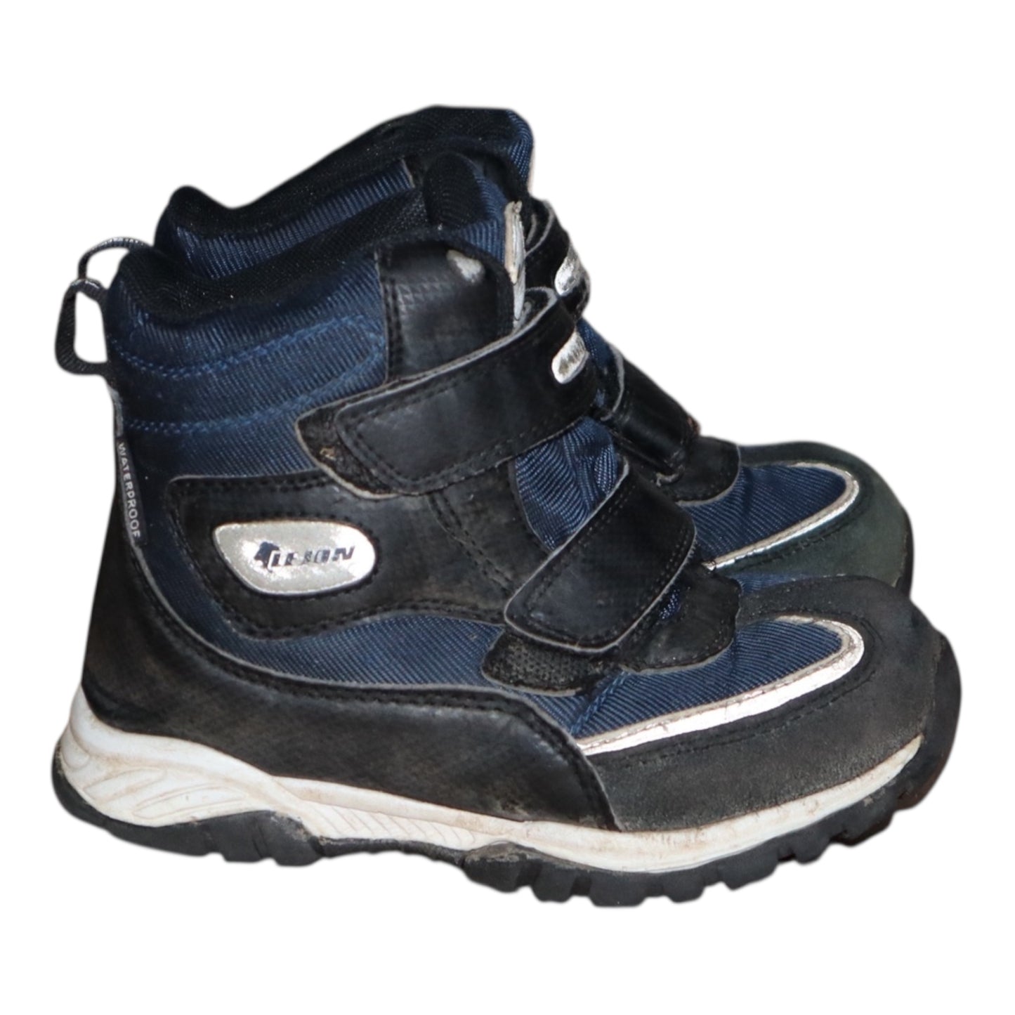 Vinterkängor från LEJON - Storlek 29 (Innermått 16.5 cm) - Svart & Blå