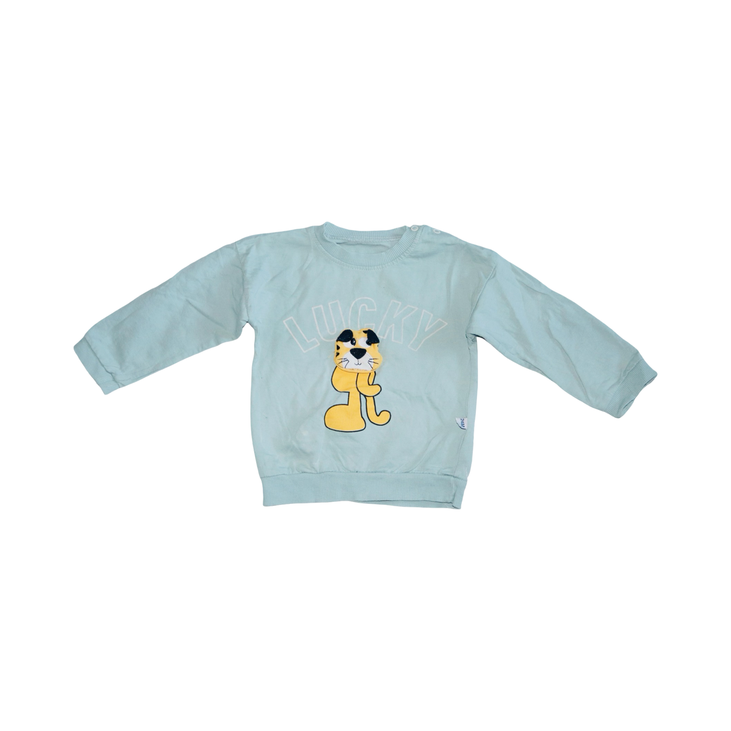 Tröja - Storlek 92 - Ljusgrön & Gul (Multi)