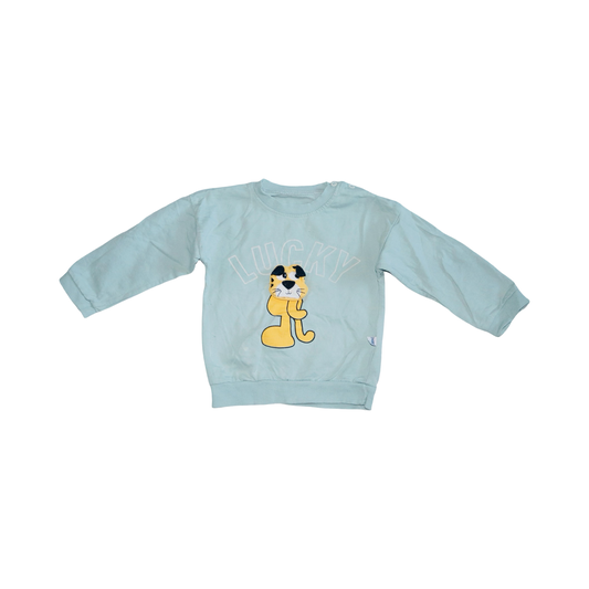 Tröja - Storlek 92 - Ljusgrön & Gul (Multi)