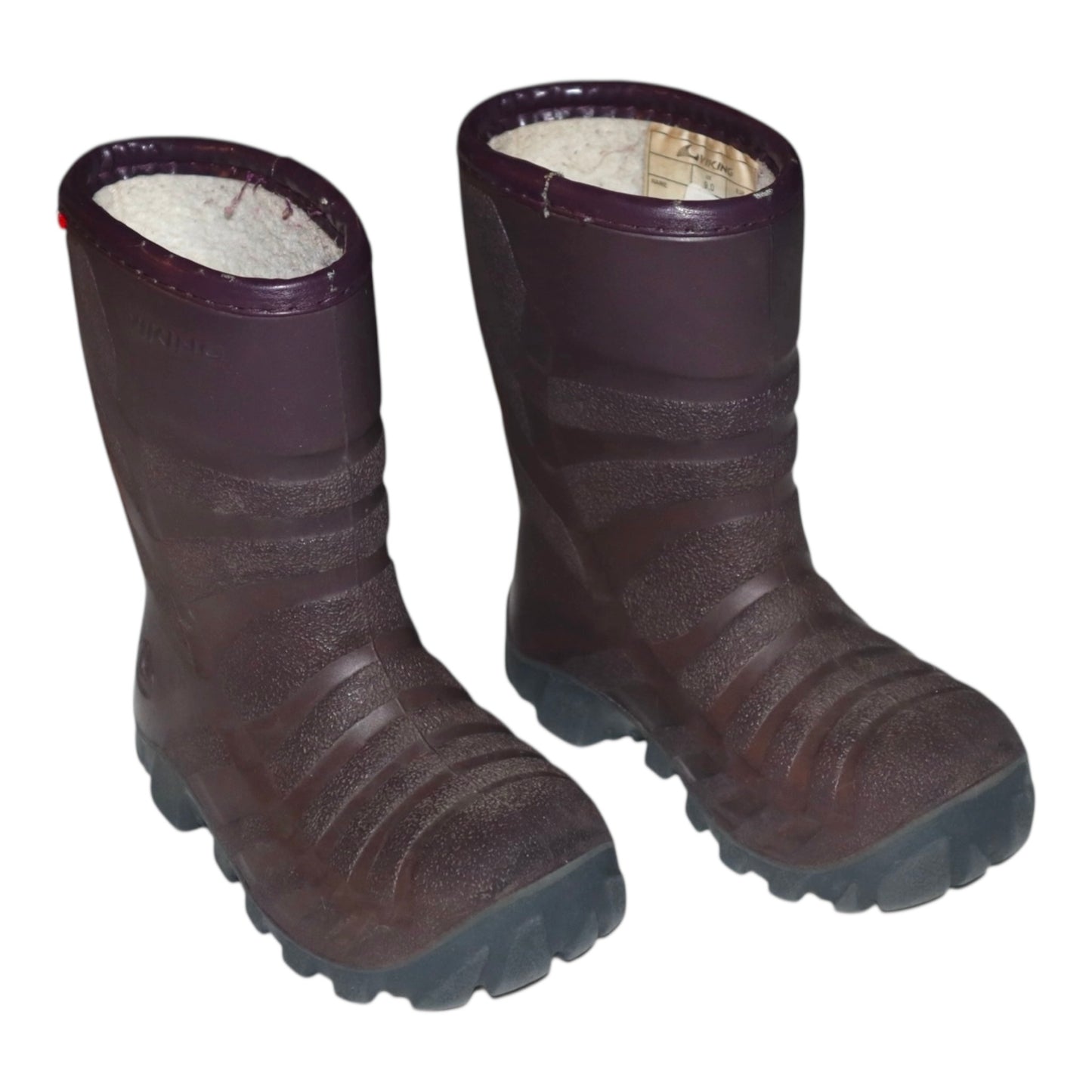 Fodrade Gummistövlar från VIKING - Storlek 27 (Innermått 17.7cm) - Lila