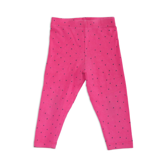 Leggings Byxor från FRED & FLO - Storlek 74 - Rosa & Svart