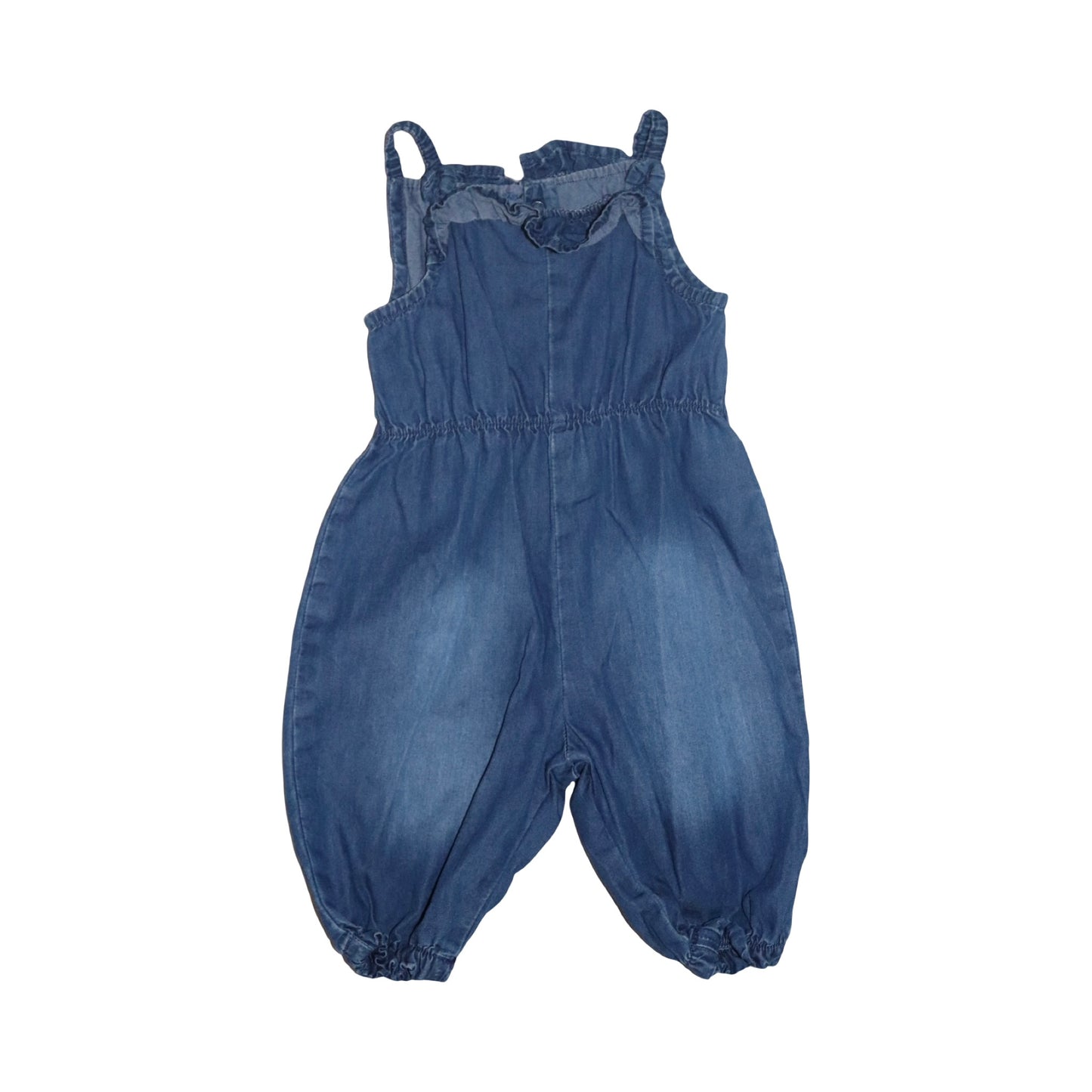 Jeans Kortärmad Jumpsuit från H&M - Storlek 62 -  Blå