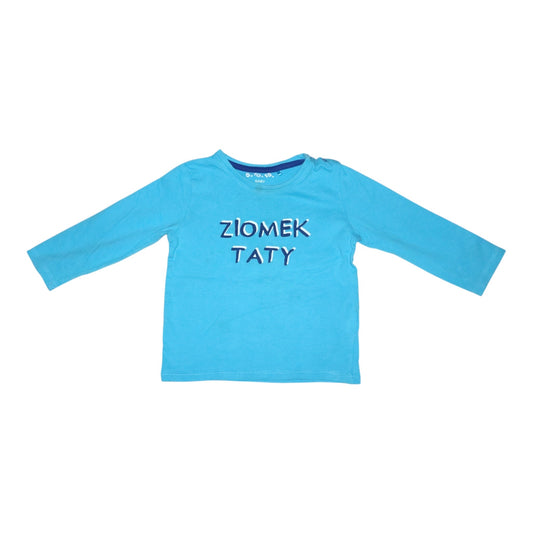 Långärmad T-shirt från 5.10.15 BABY - Storlek 92 - Ljusblå