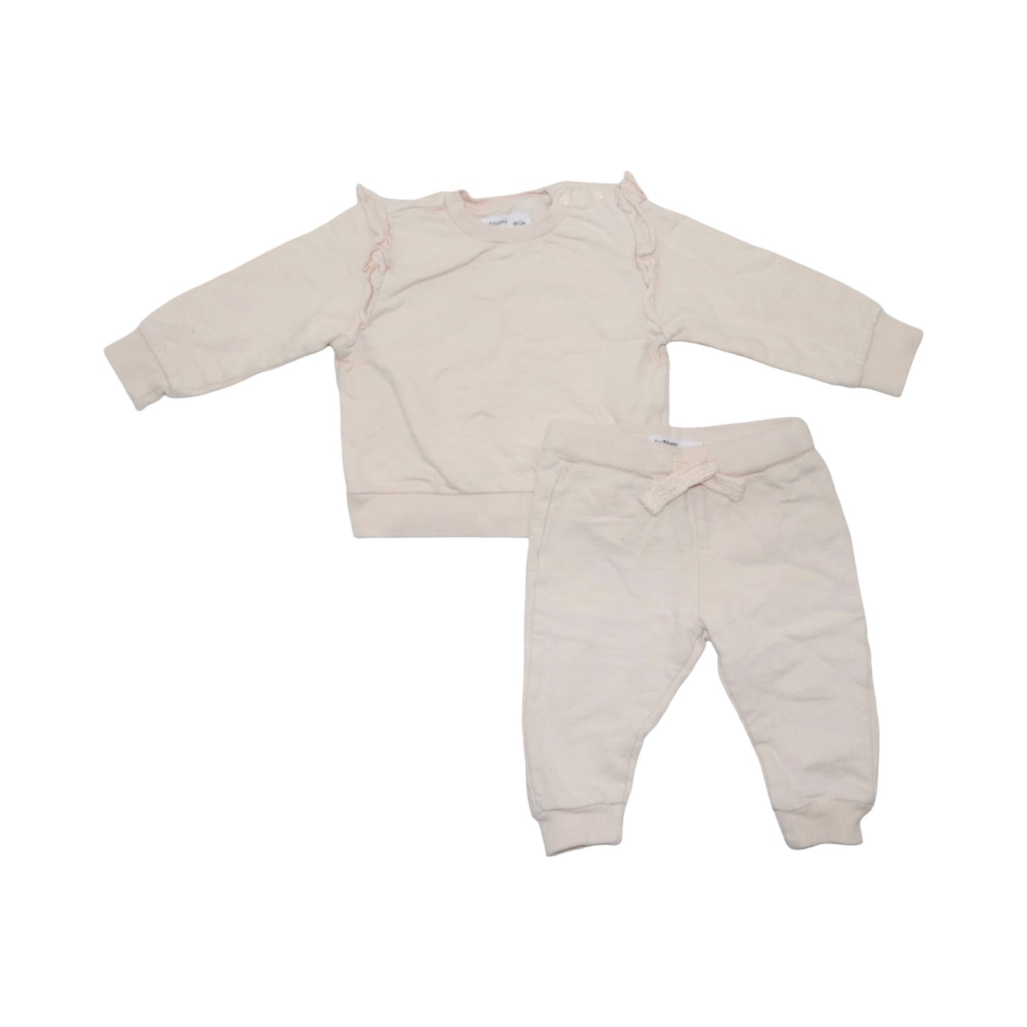 Tröja & Byxor Matchande Set från fox & Bunny by Sinsay - Storlek 68 - Beige