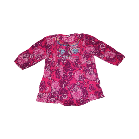 Tunna Klänning från parvel - Stolek 74 - Rosa & Lila