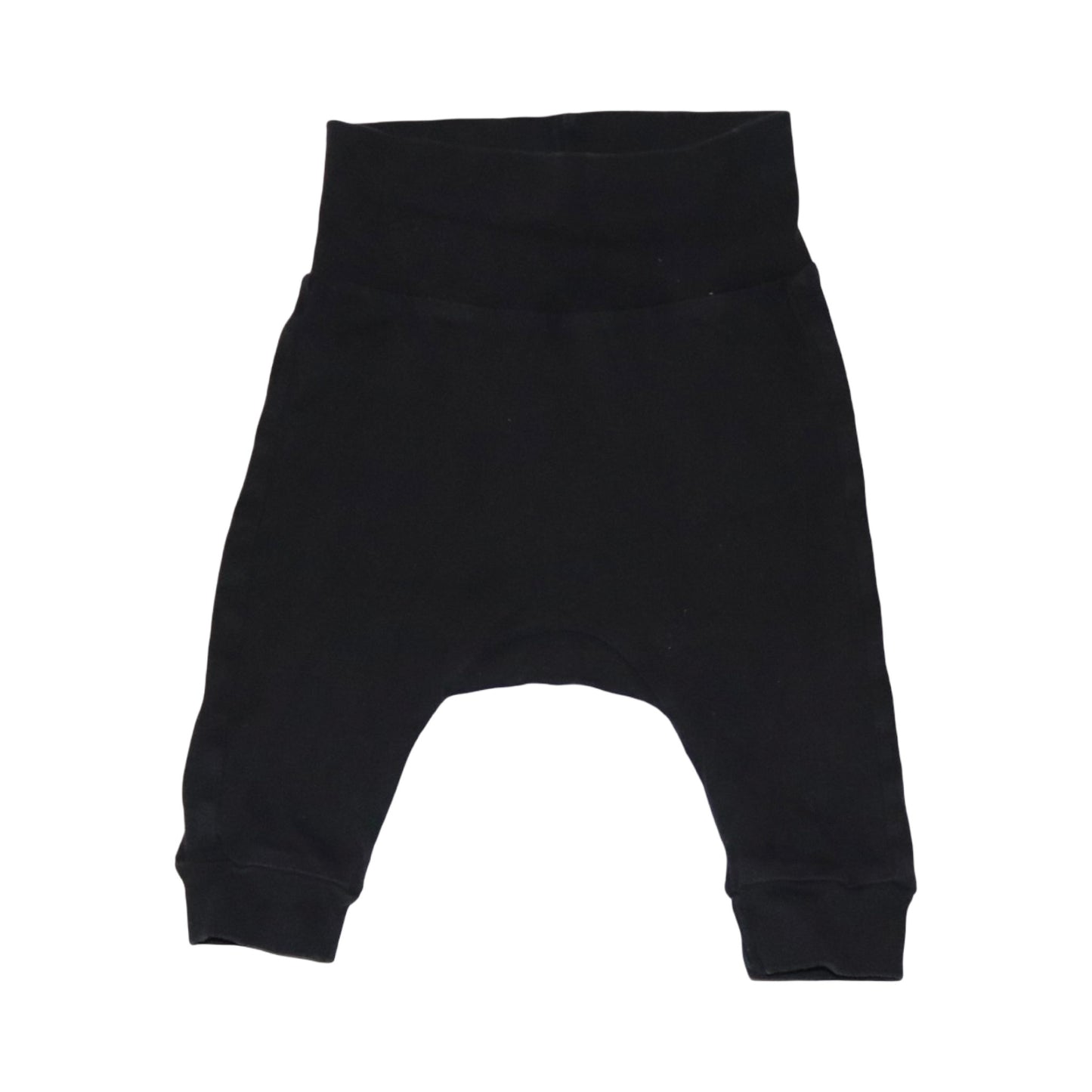 Långärmad T-shirt & Byxor Matchande Set från ICA eco & H&M - Storlek 68 - Svart & Vit