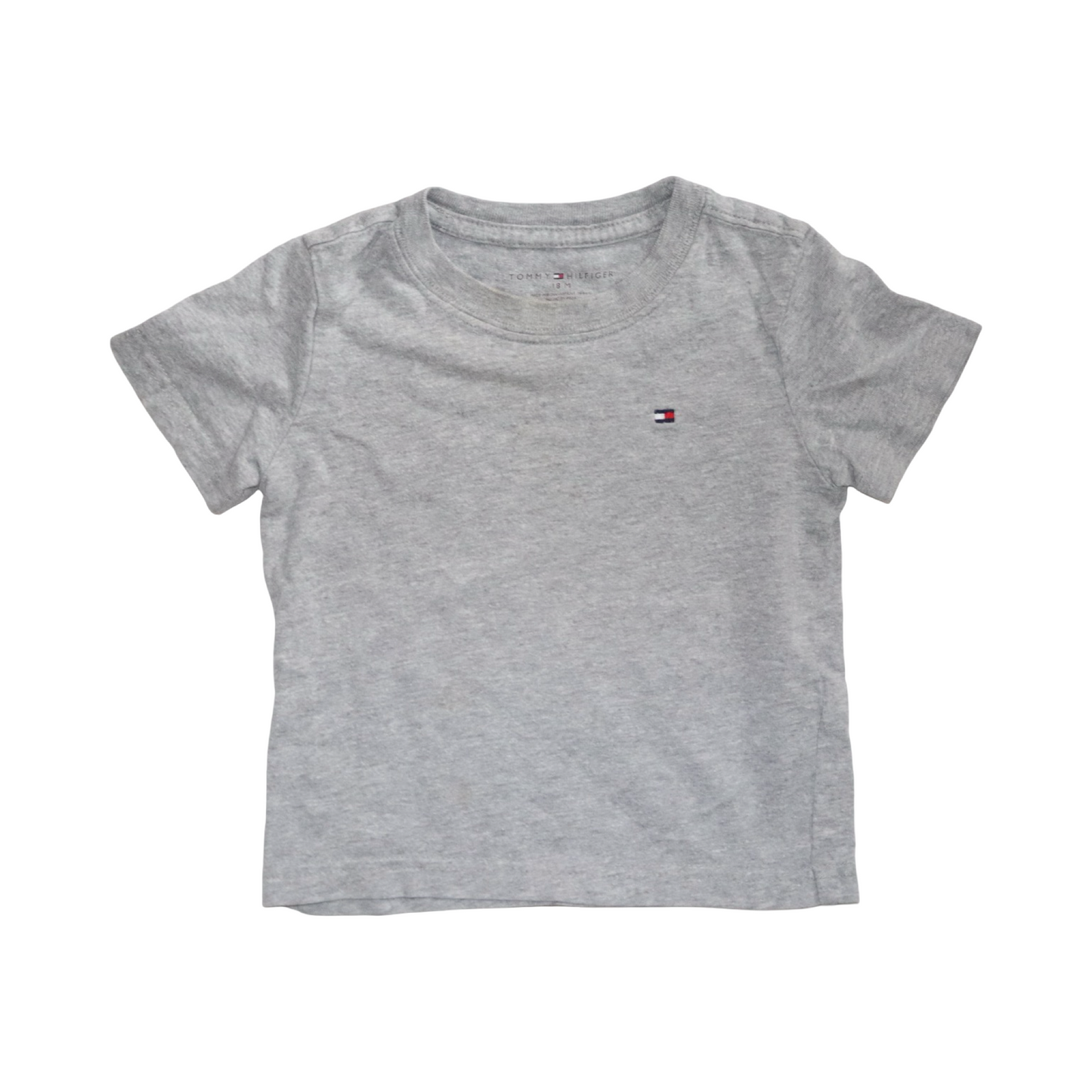 Kortärmad T-shirt från TOMMY HILFIGER - Storlek 86 - Grå