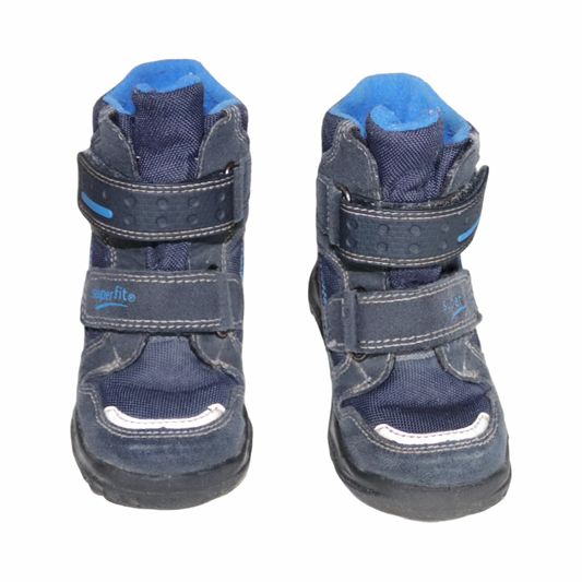 GORE-TEX Vinterkängor från super fit - Storlek 24 (Innermått 15cm) - Svart & Blå