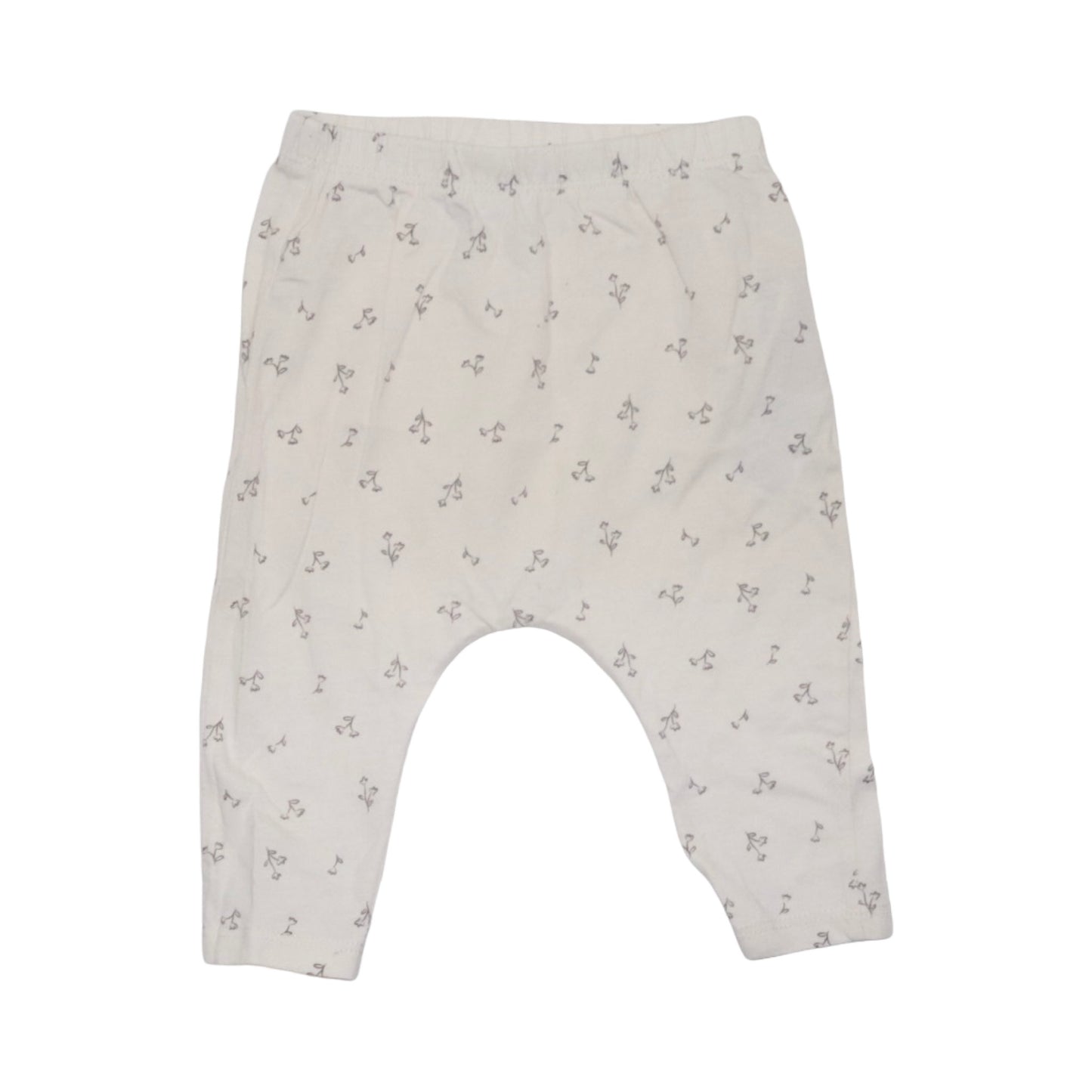 Kortärmad Body & Leggings Byxor Matchande Set från So cute - Stolek 68 - Beige (Multi)
