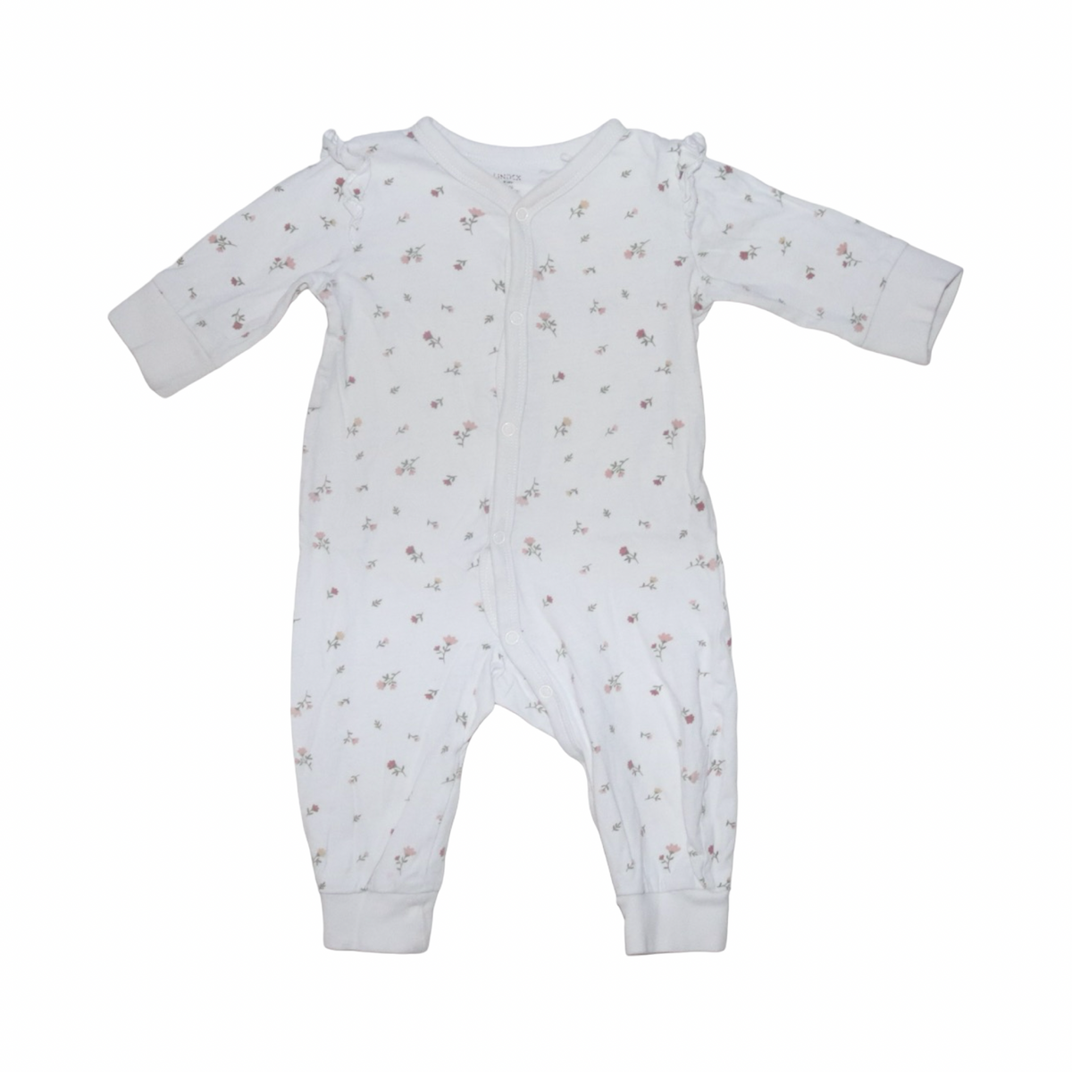 Långärmad Pyjamas från LINDEX - Storlek 62 - Vit (Multi)