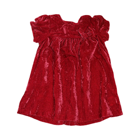 Kortärmad Klänning från LINDEX - Storlek 74 - Röd