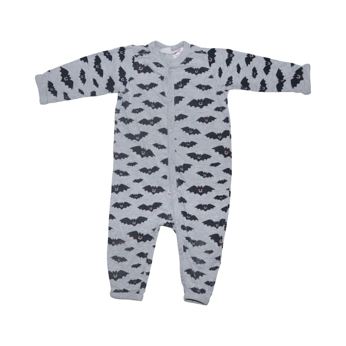 Långärmad Pyjamas från H&M - Storlek 68 - Svart & Grå
