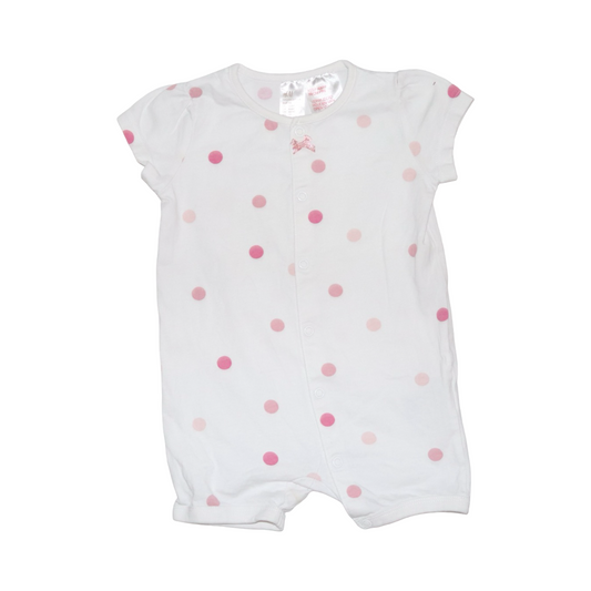 Kortärmad Pyjamas från H&M - Storlek 68 - Vit & Rosa