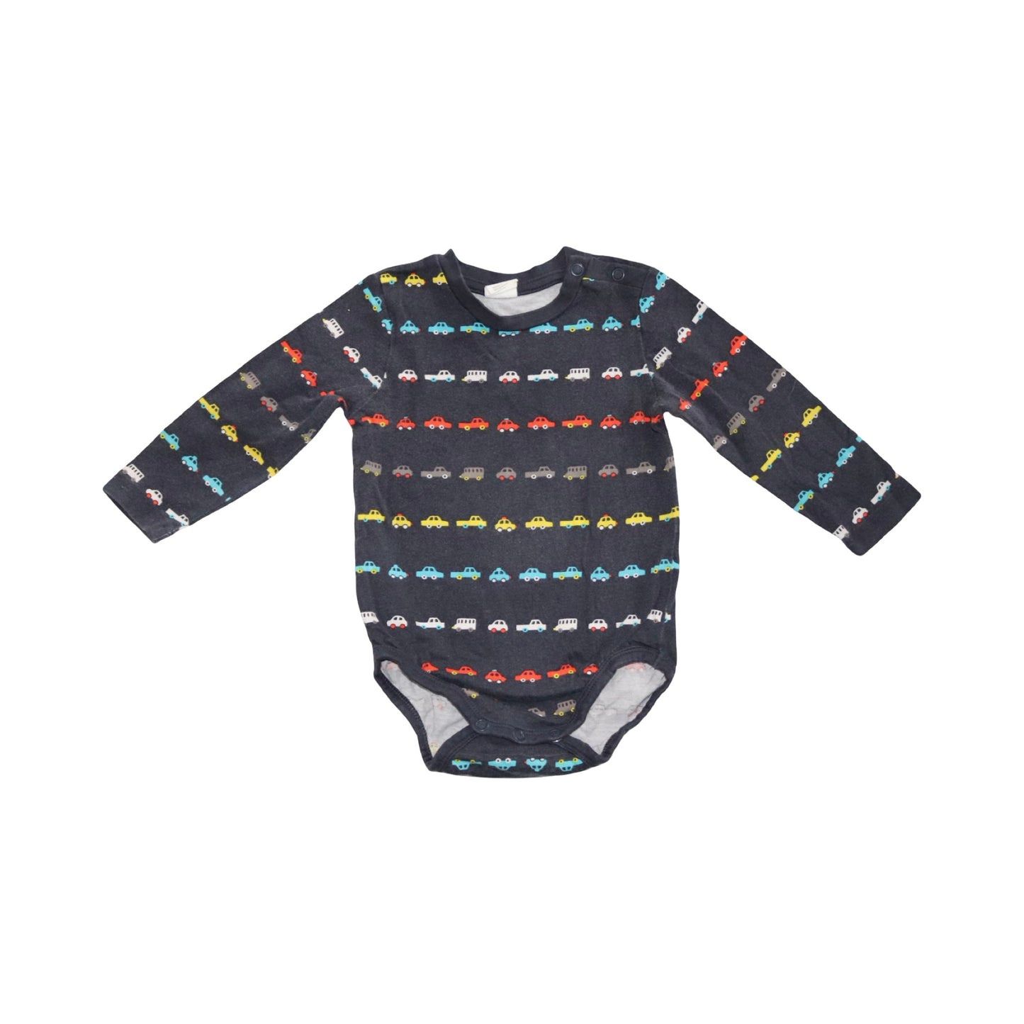 Långärmad Body från H&M - Storlek 74 - Mörkblå (Multi)