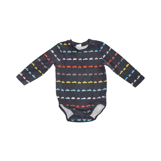 Långärmad Body från H&M - Storlek 74 - Mörkblå (Multi)