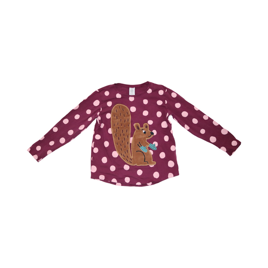 Långärmad T-shirt från LINDEX - Storlek 128 - Lila & Ljusrosa (Multi)