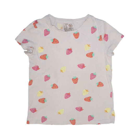 Kortärmad T-shirt från LINDEX - Storlek 122 - Ljusrosa (Multi)