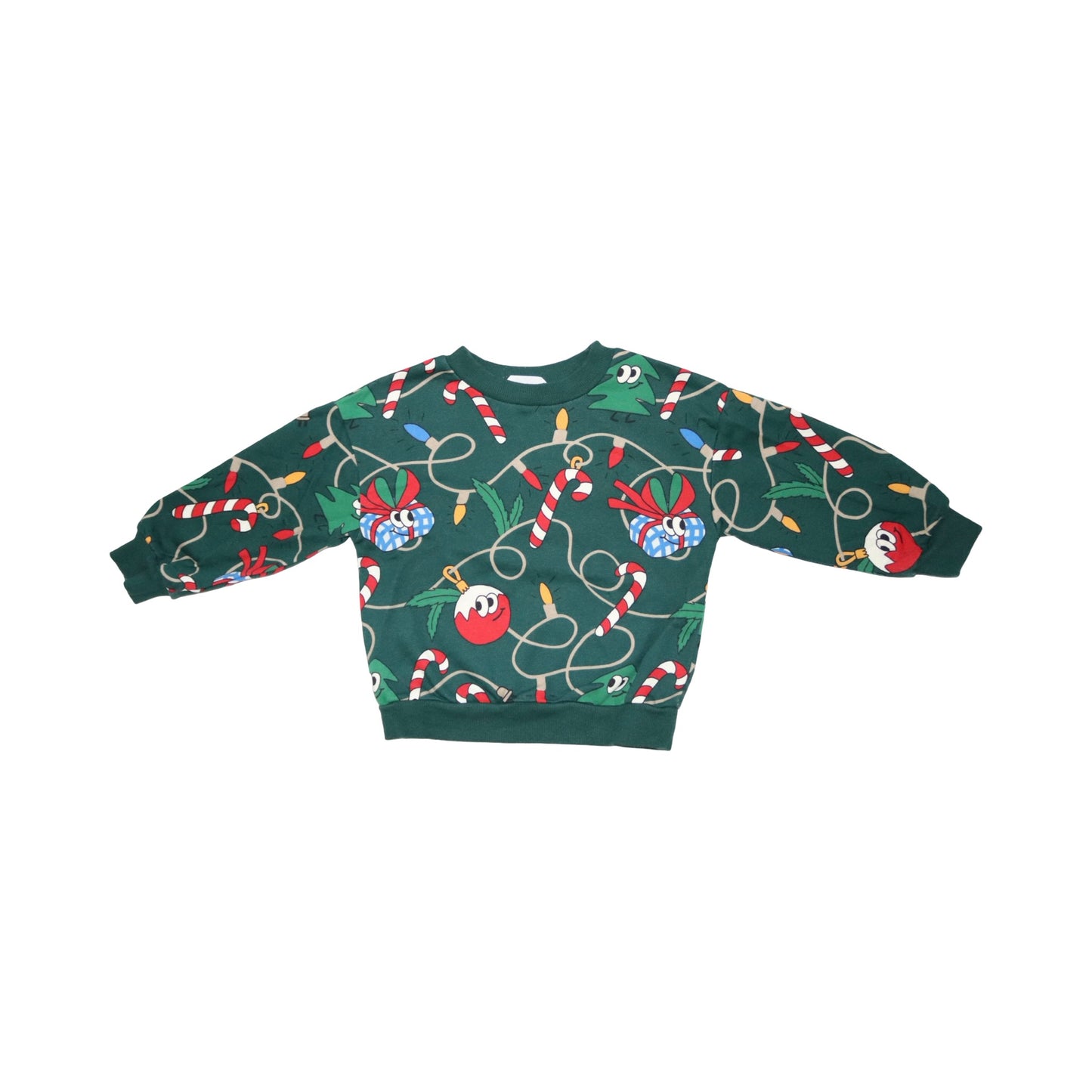Jul Tröja & Byxor Matchande Set från H&M - Storlek 98 - Grön & Röd (Multi)