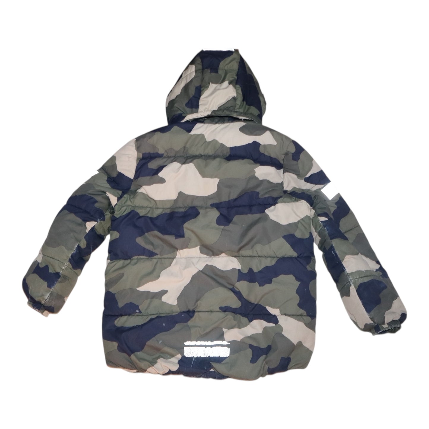 Pufferjacka från LINDEX - Storlek 134 - Grön & Svart (Multi)