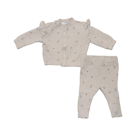 Tröja & Byxor Matchande Set från So cute - Storlek 68 - Beige (Multi)