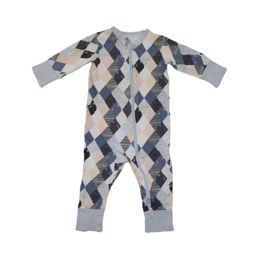 Långärmad Pyjamas från ICA eco - Storlek 68 - Ljusblå (Multi)