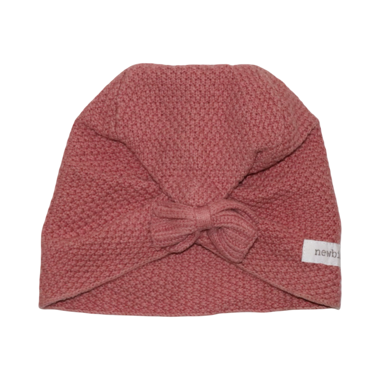 Stickad Mössa från newbie - Storlek 68/74 (44/46) - Rosa