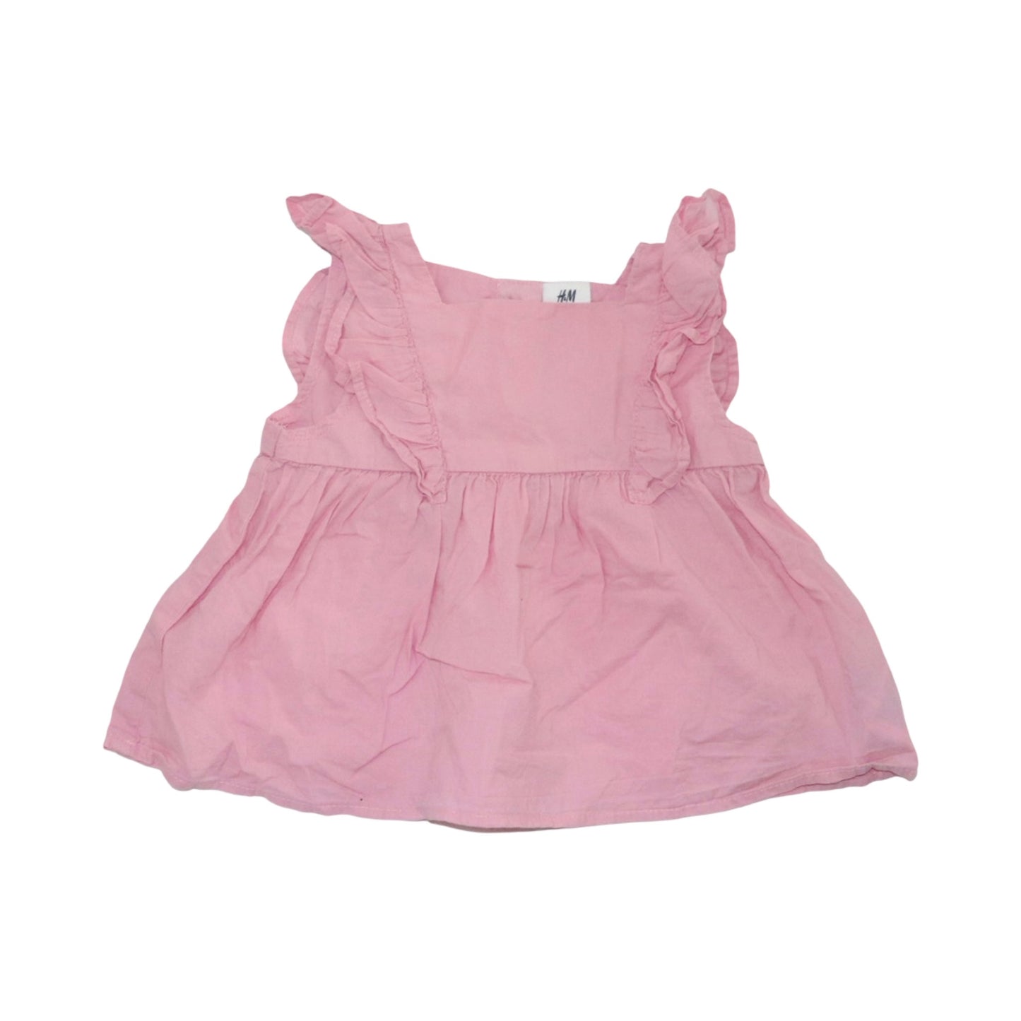 Klänning & Byxor Matchande Set från H&M - Storlek 68 - Rosa & Benvit (Multi)
