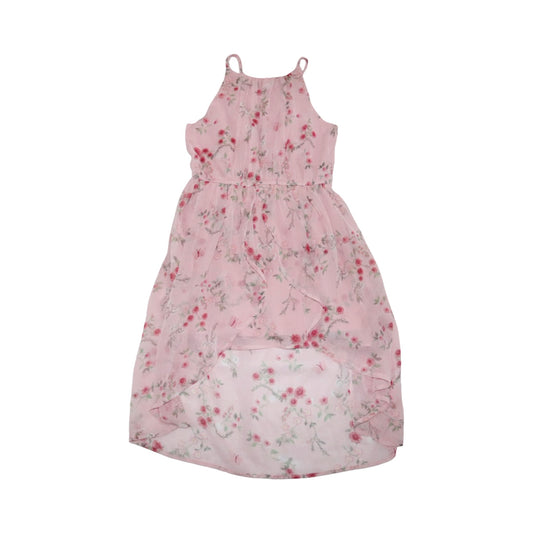 Linne Klänning från LINDEX - Storlek 110 - Rosa (Multi)