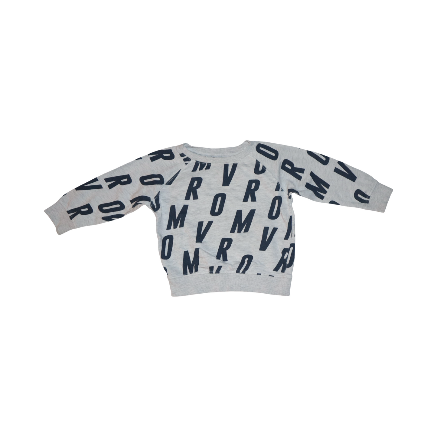 Tröja från Cubus - Storlek 92 - Ljusgrå & Svart